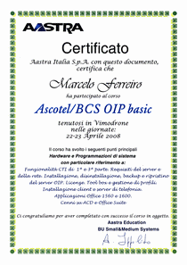 Ascotel Intelligate CTI - OIP Server