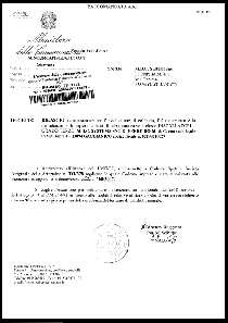 Autorizzazione Ministeriale DM 314/92