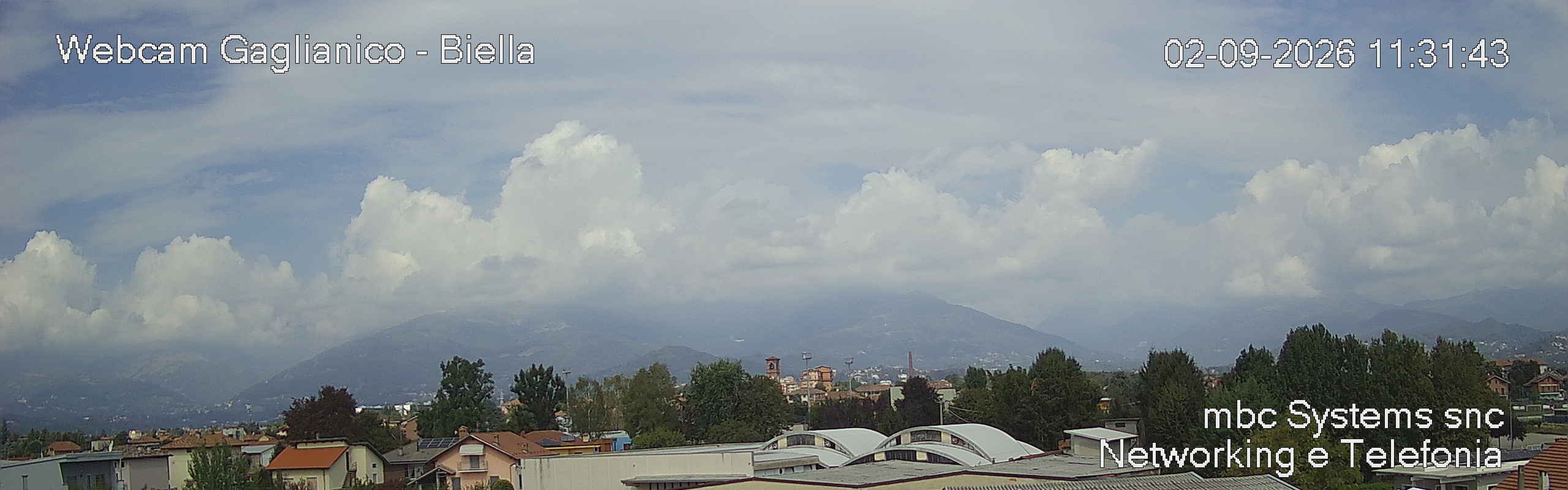 veduta delle alpi biellesi dai nostri uffici